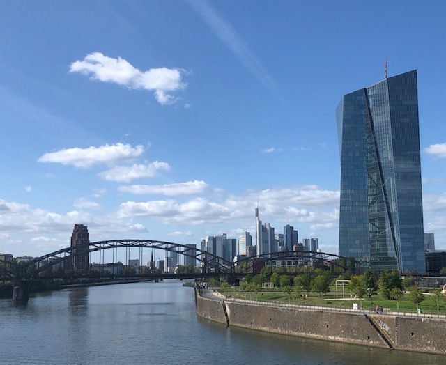Der EZB-Tower in Frankfurt