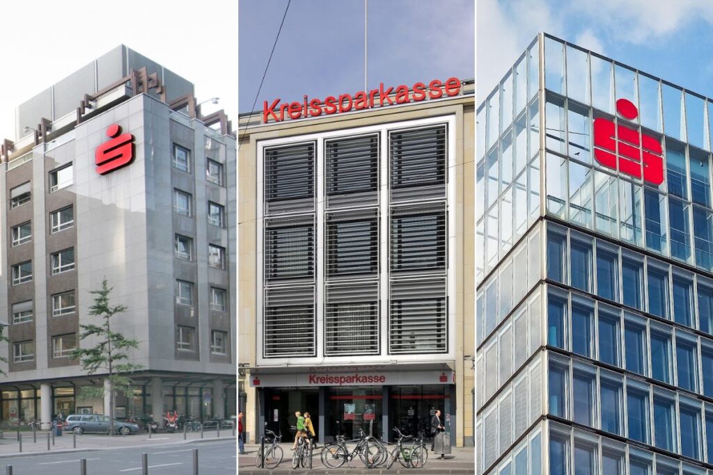 Collage, Fotos: Frankfurter Sparkasse, Kreissparkasse Köln, Pixabay